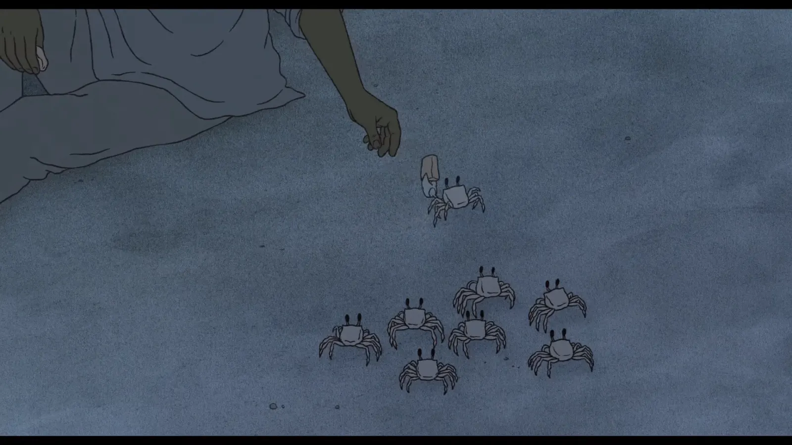 These little crabs are adorable and turn up throughout the film