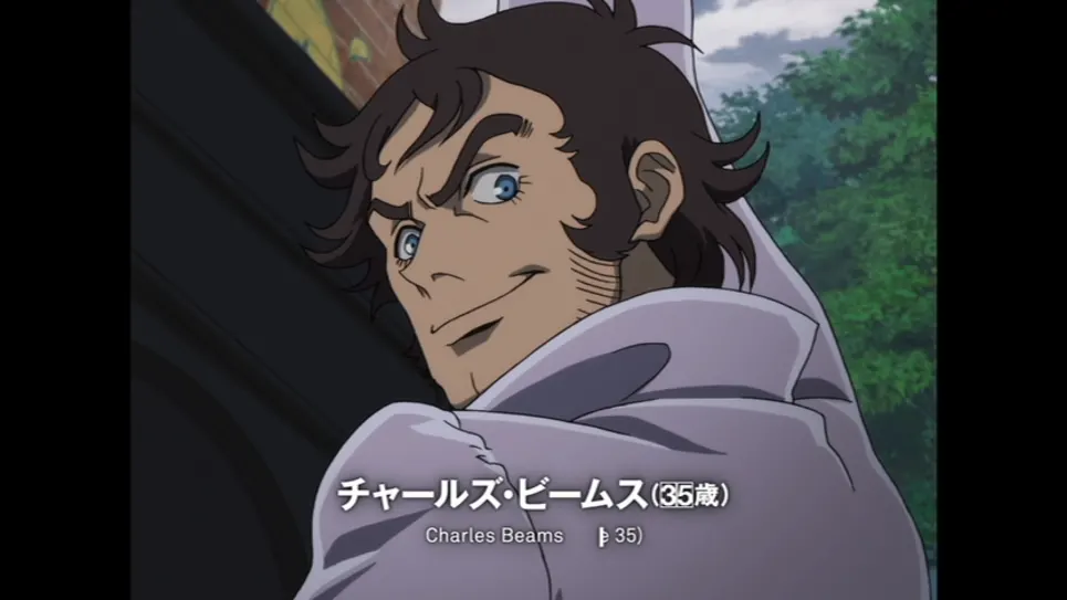 He looks like he just stepped off the set of Star Blazers