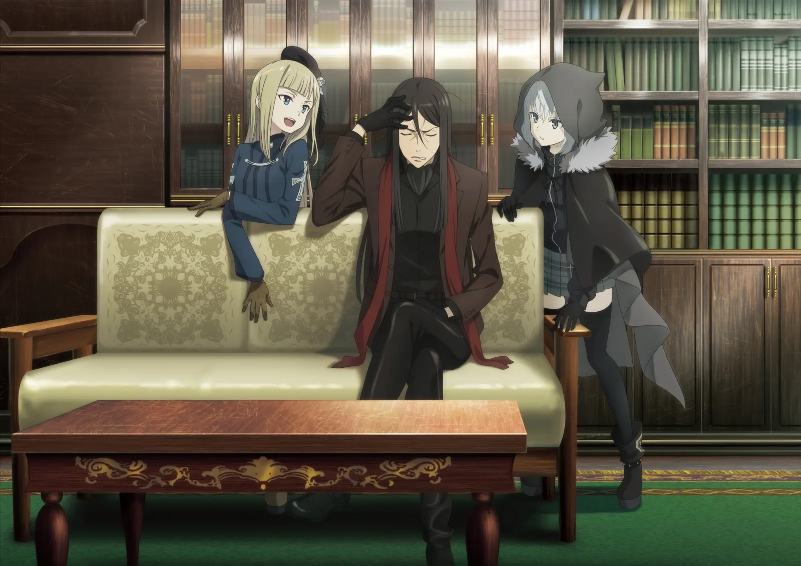 Waver’s typical expression is exasperation... especially around young women.