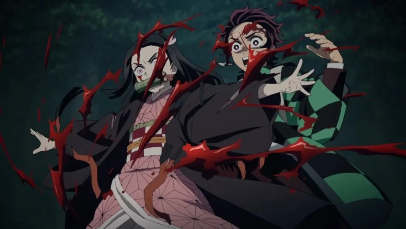 Nezuko - I told you, this is what happens when you squeeze the ketchup bottle too hard. You need to be more patient,
