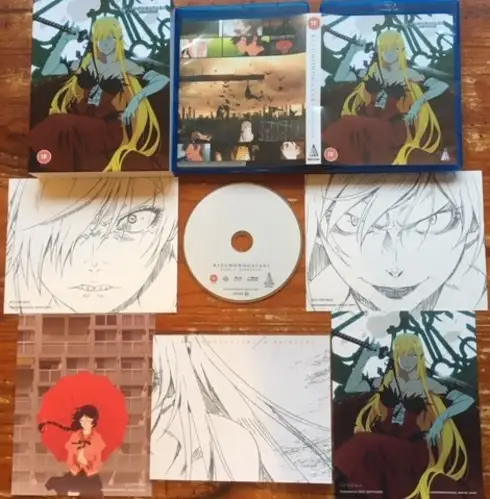 Contents of the collector’s box - single Blu-ray, booklet and 4 postcards