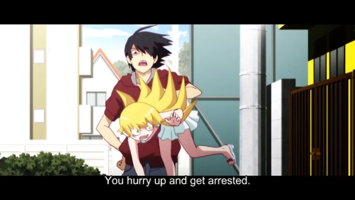 She’s clearly spent far too much time around teenage pervert Araragi