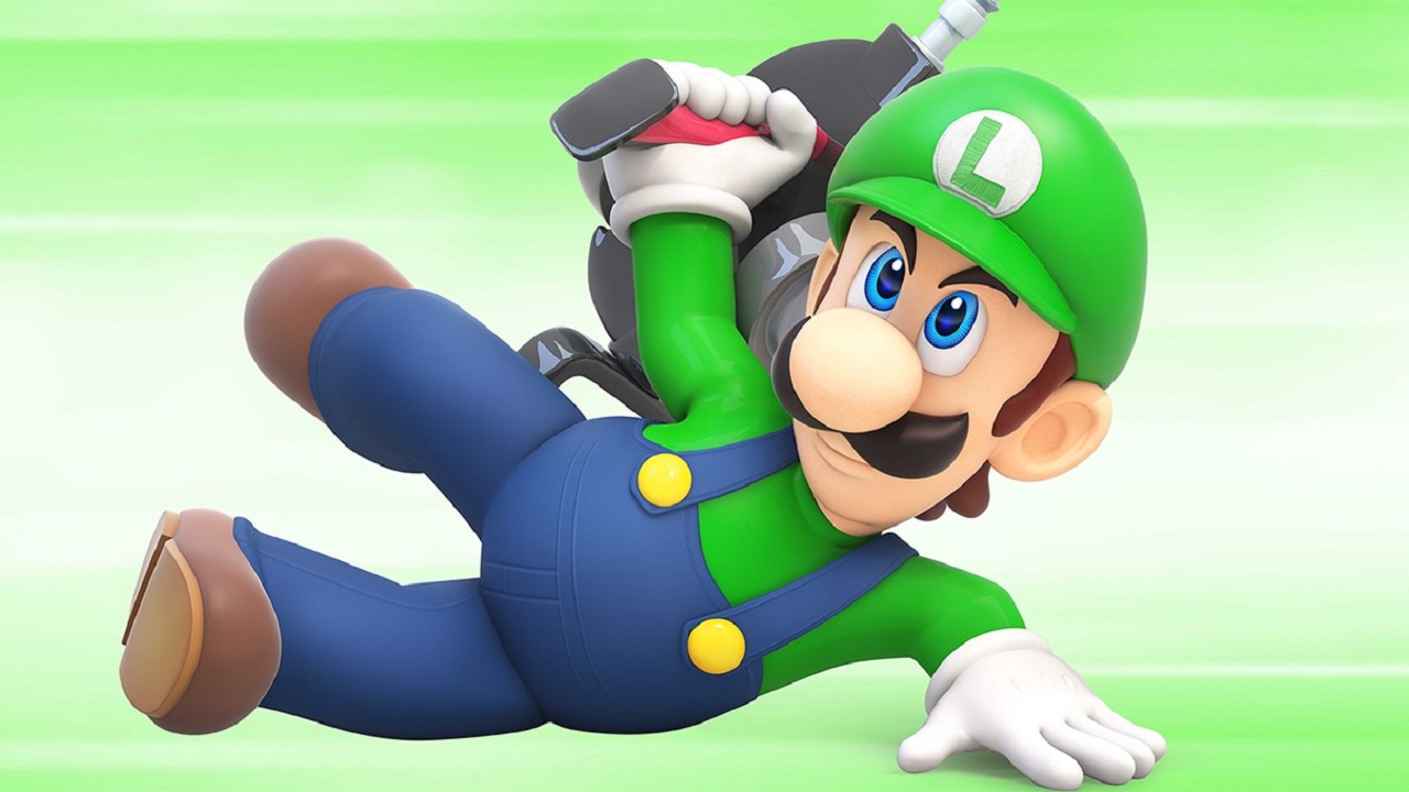 Luigi, from promotional material for Mario + Rabbids: Kingdom Battle
