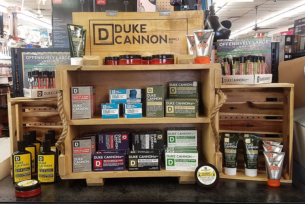 Image of Duke Cannon Store Display