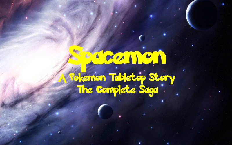 Spacemon: A Pokemon Tabletop Story - The Complete Saga - Background artist unknown