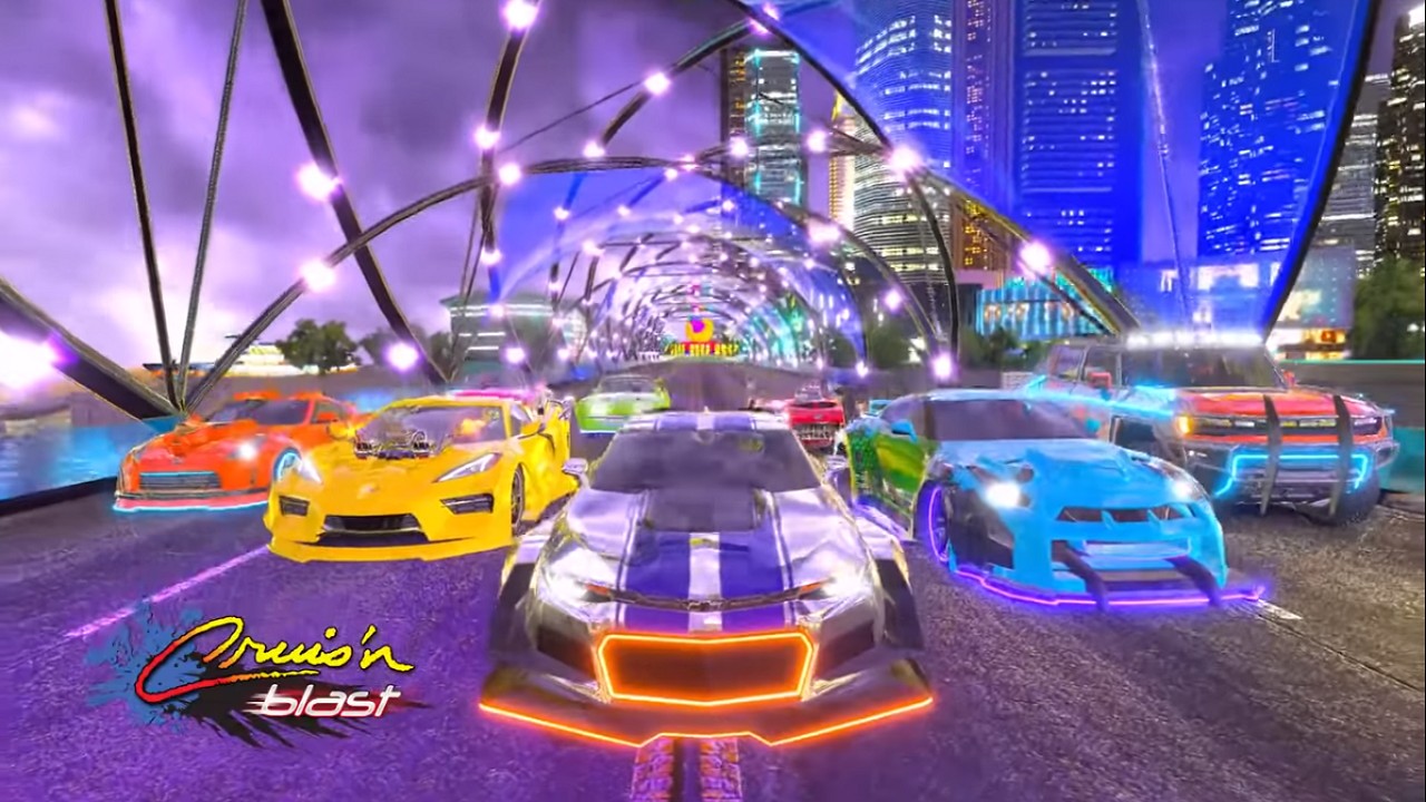 Screenshot from the trailer for Cruis'n Blast