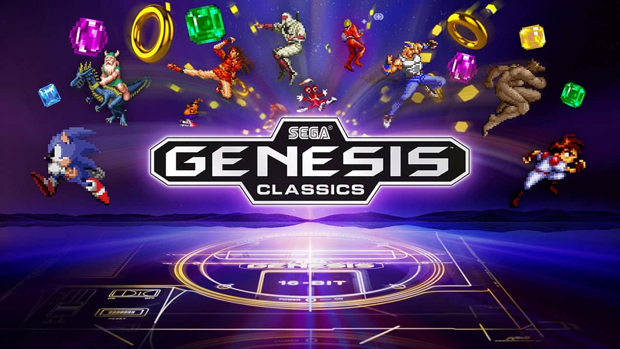 Nintendo website promotional image for Sega Genesis Classics on the Nintendo Switch