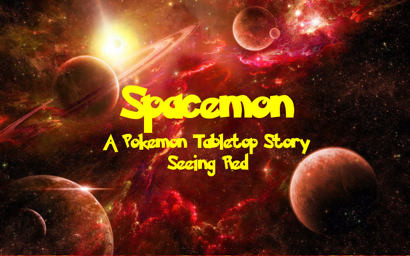 Spacemon: Seeing Red - Background artist unknown