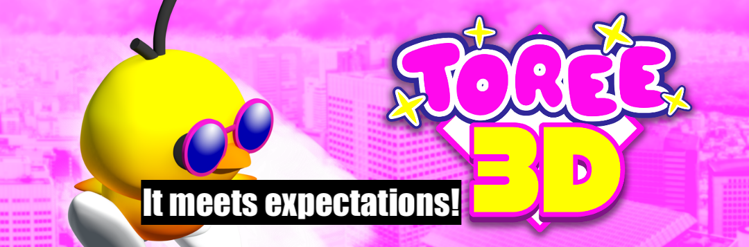 Banner for the game Toree3D with Optional's review - "It meets expectations!"