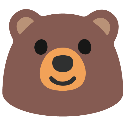 Bear + Blob Emoji