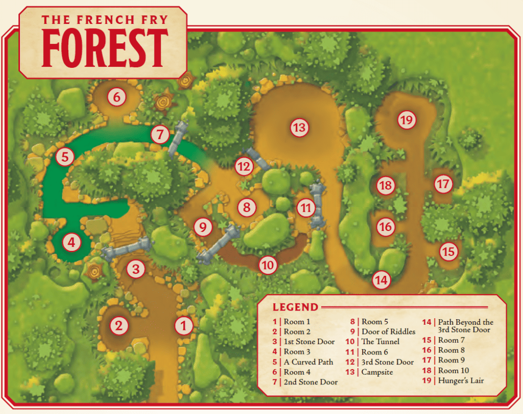 Wendy's Feast Of Legends Campaign French Fry Forest Map
